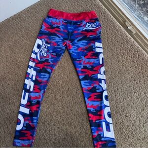 ' Buffalo football bills mafia Blue & Red Leggings size large tall long